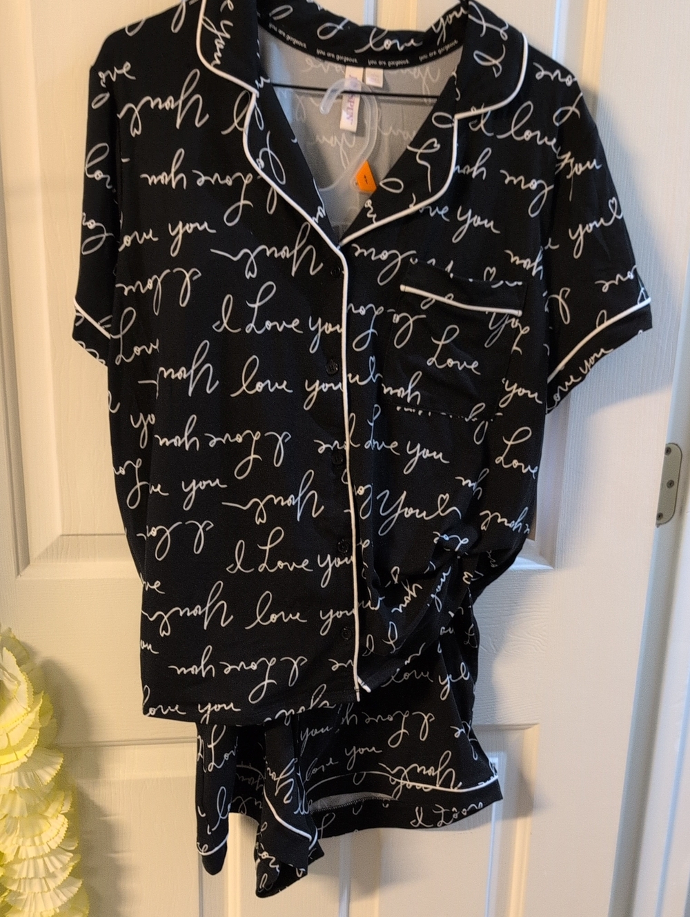 NWT "I Love You" Short-Sleeve Pajamas